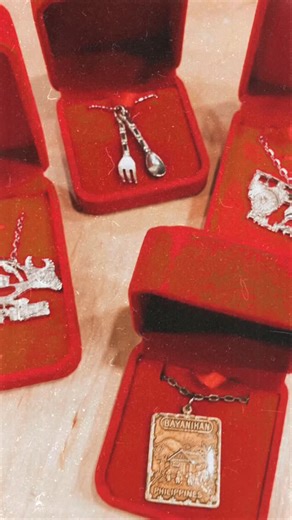 Glorious Dias on Instagram: "Internet Mamser 🤗 Reworked vintage key charms, to deck your neck with, now available sa @commonroomph Rockwell. 🗝️"