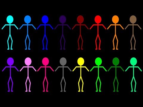 Stickman RTTB Run Race ASRM in Algodoo - Algicosathlon Day 169