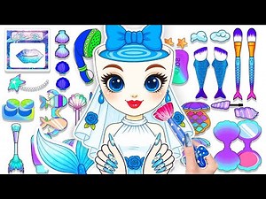 💖Paper DIY💖 ITALIAN BRAINROT Ballerina Cappuccina Mermaid ✨ Skincare + Makeup Blind Bag Unboxing