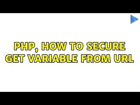 PHP, How to secure GET variable from URL