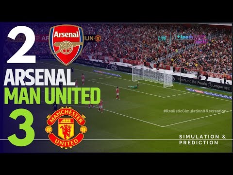 ARSENAL 2 vs. 3 MANCHESTER UNITED || PREMIER LEAGUE 25-26 || Match Highlights Simulation/Recreation