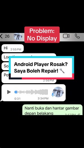 Android Player no display, no power, atau tiada sound? Jangan buang dulu. Boleh hantar repair kepada saya. Saya buat check dan repair Android Player. 📍 Area Seksyen 30 Shah Alam, Jalan Kebun, Selangor 💰 Anggaran kos repair RM180 – RM300 ⏳ Siap anggaran 1 – 4 minggu Boleh pos kepada saya atau datang terus. Jika berminat PM saya atau klik link di bio. #androidplayer #repairandroidplayer #androidplayerkereta #shahalam #jalankebun