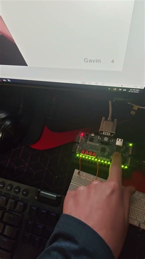 Button ISR Working on Custom 16 Bit MIPS style CPU