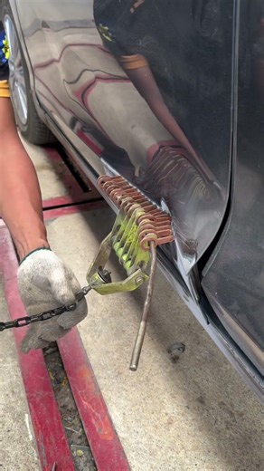 Fixing Severe Car Dents Without Replacing the Panel! #diy #tools #mechanic #mechaniclife