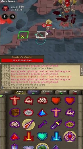 500 TOA FANG KIT OMG (GIM) #oldschoolrunescape #osrs #toa #gaming #wedoraids #tifers #pewing