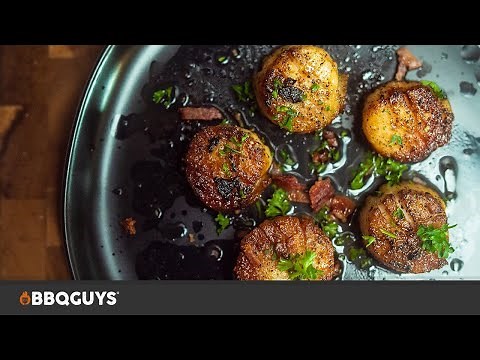 Pan-Seared Bacon Butter Garlic Scallops | BBQGuys Stay-at-Home Recipes