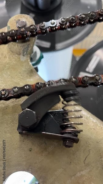 Mechanism of textile equipment on a knitting machine