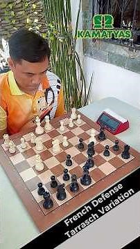 Incredible Deep Attack In French Defense Tarrach Variation Battle! #chess