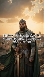 History of Saladin Ayyubi: Compassionate Conqueror of Jerusalem #ai #history #saladinayubi