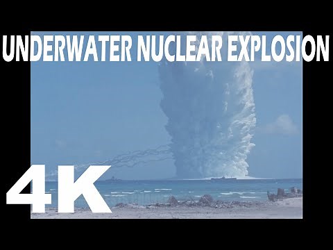 UNCUT FOOTAGE Long-distance photography of underwater nuclear test explosions
