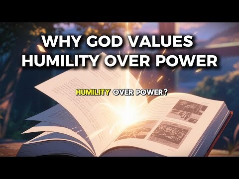 WHY GOD VALUES HUMINITY OVER POWER