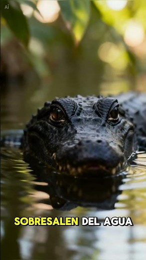 El caimán negro: el gigante silencioso del río.