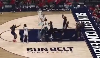 Holdout Sports: March Madness: Ref knocked out in Sun Belt women's basket-brawl (Video)