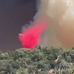 More than 8,000 residents were ordered to evacuate as firefighters continue to battle the Apple Fire in California's Riverside County, which had grown to 26,450 acres and was 5% contained. https://abcn.ws/2DqEdip | ABC News