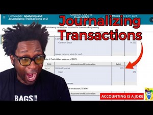 Financial Accounting Basics: Analyzing and Journalizing Transactions pt 2 - Walkthrough