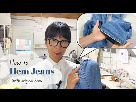 Original Denim Hemming: How to eliminate bulky seams