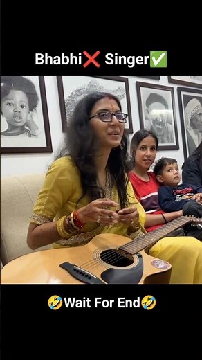 Bhabhi ❌ Singer ✅ 🤣😂 #shorts #youtubeshorts