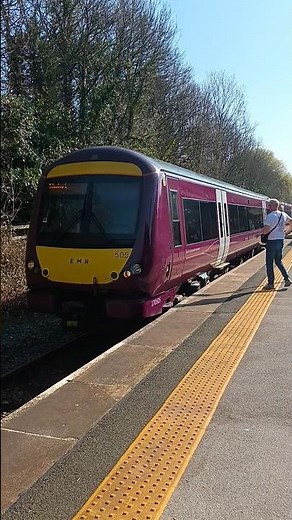 170505 Arrives at Matlock Bath on 2A20 from Cleethorpes to Matlock (19/03/26)