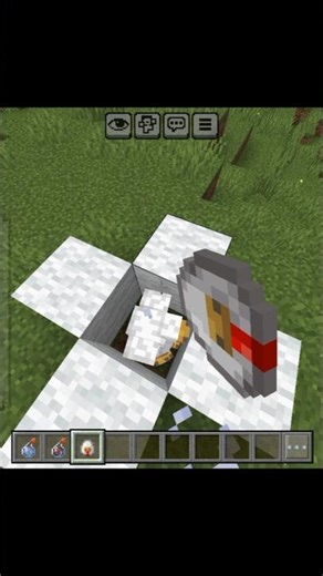 Minecraft Fast Rocket Launcher #shorts