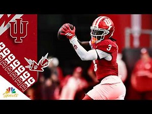 Highlights: Omar Cooper Jr. PUT ON for the champion Hoosiers in 2025 | Big ten on NBC Sports