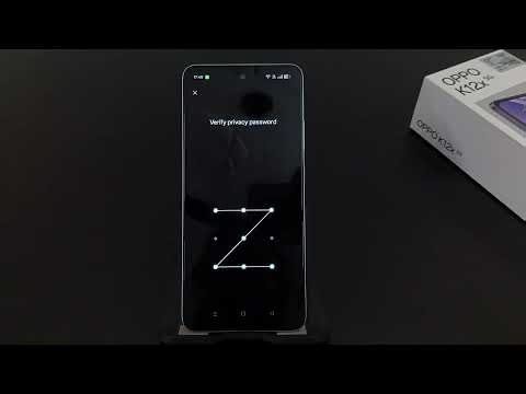 How to Set Fingerprint Lock in Hide Apps on OPPO K12x 5G | Hide Apps with Fingerprint Lock Setup