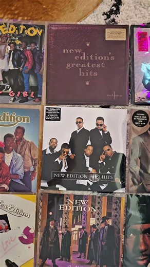 vinyl collection: New Edition - Studio Albums LP & Bobby Brown Solo Albums LP #newedition