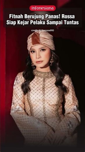 Fitnah Berujung Panas! Rossa Siap Kejar Pelaku Sampai Tuntas #rossa