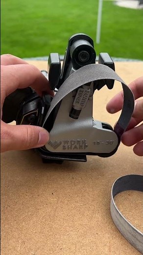 Belt change on the Ken Onion Sharpener