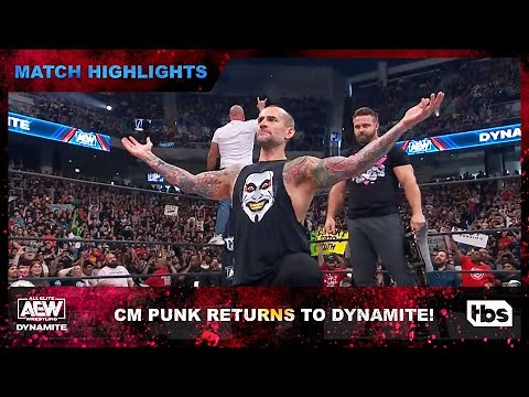 CM Punk Returns To Dynamite | AEW Dynamite | TBS