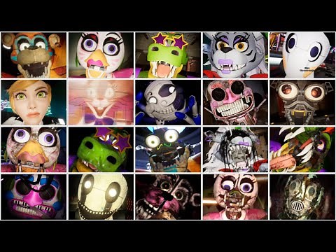 FNAF SECURITY BREACH ALL JUMPSCARES