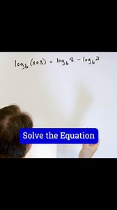 9.6K views · 195 reactions | Learn Algebra, Calculus, Physics, Chemistry & Engineering at: MathAndScience.com Learn How to Solve Logarithmic Equations | Mathandscience.com | Facebook