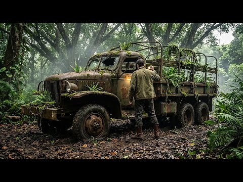 ASMR WWII Chevy G506 4x4 Restoration | Rust Removal to First Start (4K)
