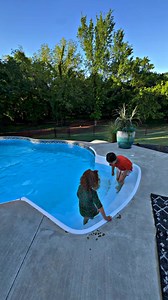 4.6K views · 239 reactions | You know you’re counting down the days to summer break when you’ve lost all control of the kids before school. 臘‍♀️ My pool is hovering around 72° I can’t tolerate it under 86°. These kids…. “Where’s our floaties?!” This morning was a battle but those giggles are end game for this Gigi. I love these girls. 殺 #Grands #OurBeautifulDisaster | The Adventures of Izzy & Kozmo | Facebook
