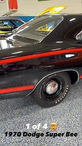 Super rare Super Bee! 1970 Dodge Super Bee post car sporting a 426 Hemi, 4 speed, and 4.10 gears. #streetmachine #superbee #dodge #4speed #hemi #HemiPower | Castle Garage