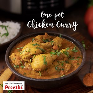 218K views · 1.3K shares | One-pot Chicken Curry #OnepotChickenCurry #PreethiElectricPressureCooker #preethikithcenappliances #preethi #Chickencurry #homecooking Here is the link to Amazon HomeCooking Store where I have curated products that I use and are similar to what I use for your reference and purchase https://www.amazon.in/shop/homecookingshow | Home cooking | Facebook