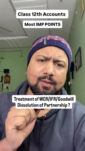 Harshit Chauhan on Instagram: "Treatment of WCR IFR Goodwill in dissolution of partnership firm 💯 [ partnership, study, accounts, commerce, reserve ] #cbse #accountancy #commercestudents #cuet #relatable"