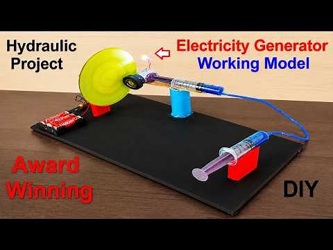 innovative electricity generator working model - science project for exhibition - diy | howtofunda