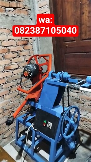 3869 !! Mesin gulung tali rafia model nanas dan kaleng dilengkapi timer otomatis !!