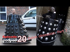 Dalek Obsession 2 Dalek MIAD + The Mark Cosplay. The Crazy Maker Nerd + Davros. Podpadstudios 1:20