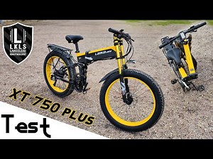 "Test" Ce VTT électrique tout suspendu pliant monte à 40km/h 🤩 "Lankeleisi XT 750 plus"