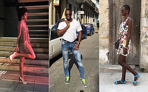 Moda por las calles de La Habana