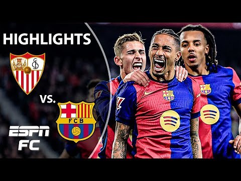 DOMINANCE 😮‍💨 Sevilla vs. Barcelona | LALIGA Highlights | ESPN FC