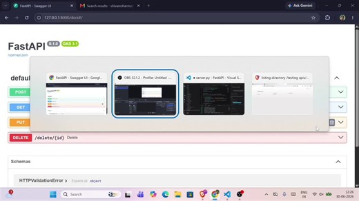 Built RESTful CRUD API with FastAPI and Python | Shivam Sharma posted on the topic | LinkedIn