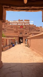 A ROAD TRIP YOU NEED TO DO AT LEAST ONCE IN YOUR LIFE:�MOROCCO EDITION 🇲🇦🔥 (10 DAYS) MARRAKECH (3 DAYS):�– Start your trip in Marrakech, vibrant, chaotic, and full of energy�– Visit Jardin Majorelle, a calm, blue escape from the medina 🌿�– Coffee stop at Bacha Coffee, iconic and worth the hype ☕️�– Experience Jemaa el-Fnaa at sunset and enjoy rooftop dinners in a traditional riad Marrakech is intense at first, but it quickly grows on you. ATLAS MOUNTAINS → AÏT BEN HADDOU (1 DAY):�– Scenic dr