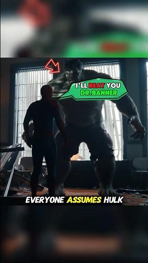 Why Spider-Man Actually Beats Hulk Now #spiderman #marvel #mcu