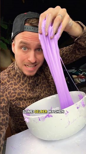 Slime selber machen?🥵💦 #slime #selbermachen #versuch #chemie #rasierschaum