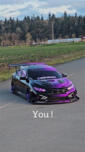 💜💜💜 #explorepage✨ #foryoupage #civic #purple #car | civic