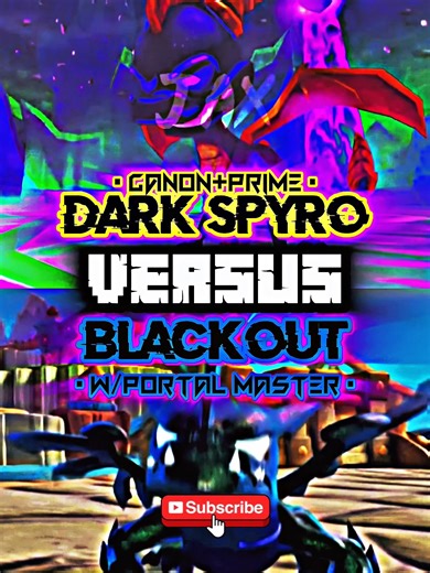 Dark Spyro Vs Blackout | JAX