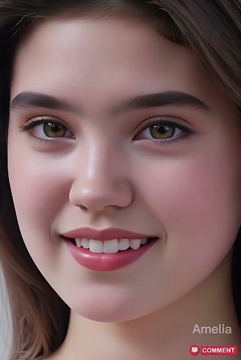 The Power of a Naturally Beautiful Smile ✨💖​ A Pretty Face and an Even Prettier Smile