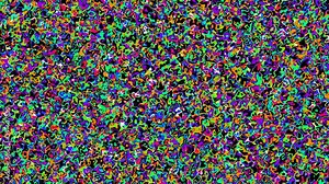 color noise in moving animation smooth zoom in and out of the background made in procreate